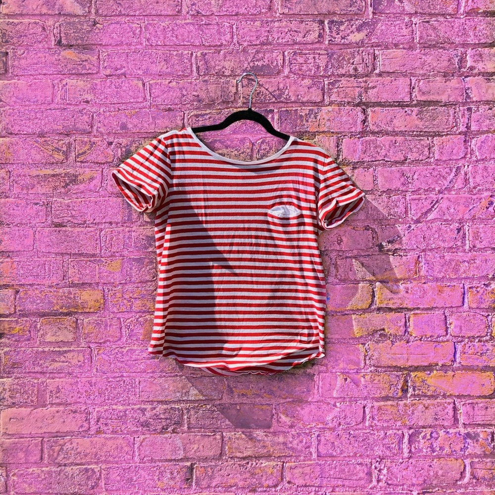 HM Basic Striped Pocket Tee